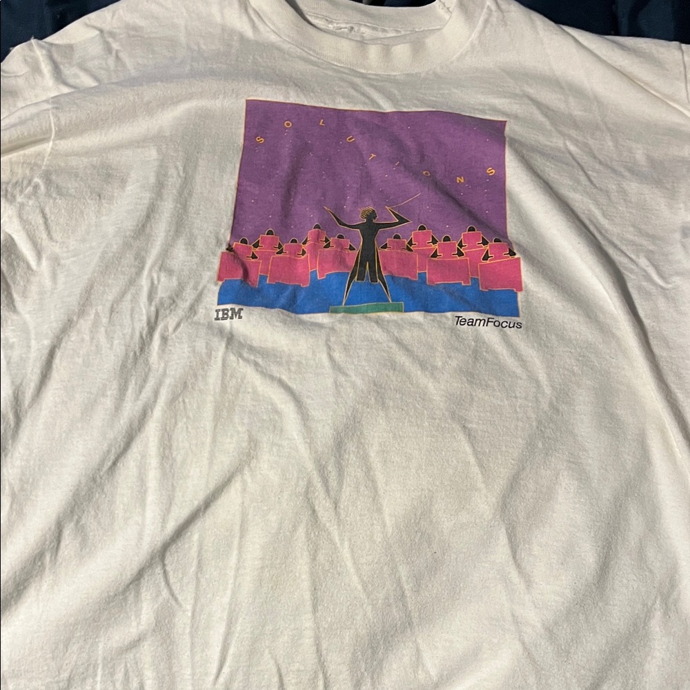 Vintage IBM Solutions TeamFocus Tech Shirt